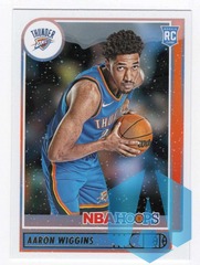 2021-22 Panini NBA Hoops Rookie #247 Aaron Wiggins Winter Parallel